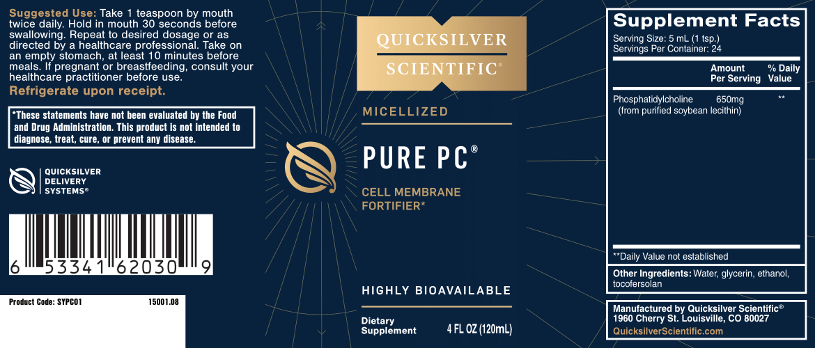Quicksilver Scientific Micellized Pure PC Dietary Supplement