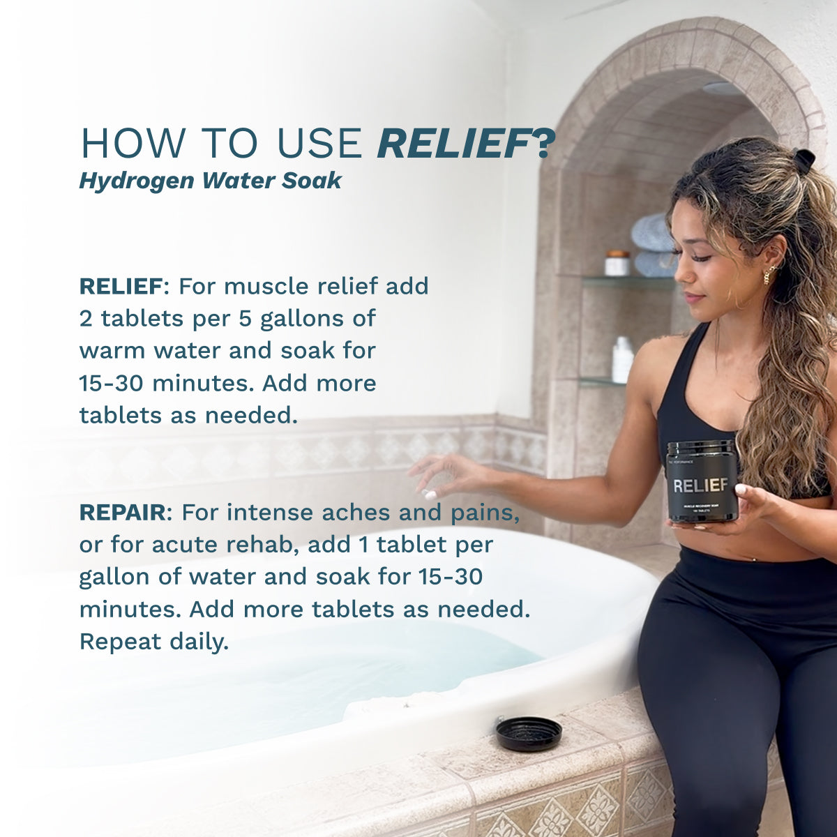 RELIEF Hydrogen Bath Soak