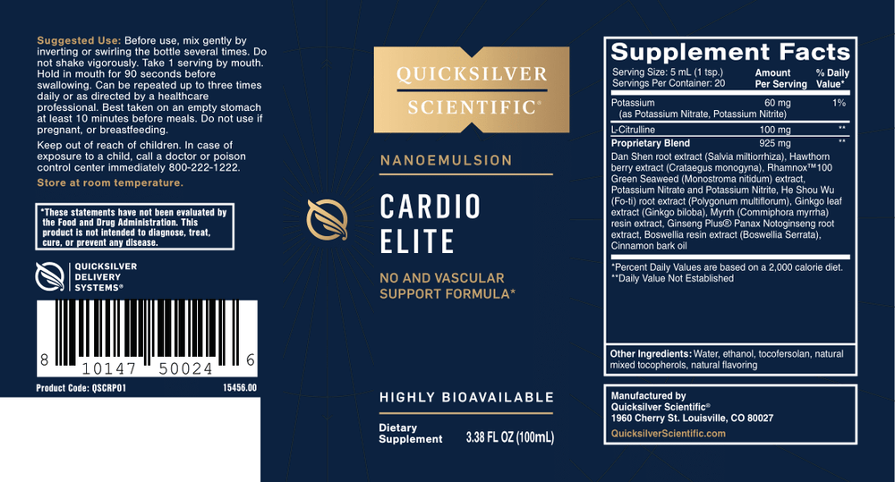 
                  
                    Quicksilver Scientific Cardio Elite
                  
                