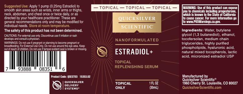 
                  
                    Quicksilver Scientific Estradiol+
                  
                