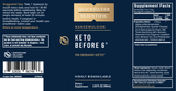 Quicksilver Scientific Keto Before 6™ 100 mL