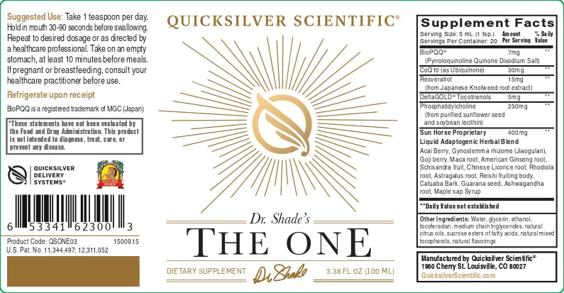 
                  
                    Quicksilver Scientific The One® Mitochondrial Optimizer
                  
                