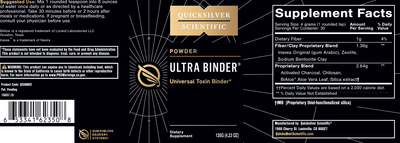 Quicksilver Scientific Ultra Binder® Universal Toxin Binder (powder)