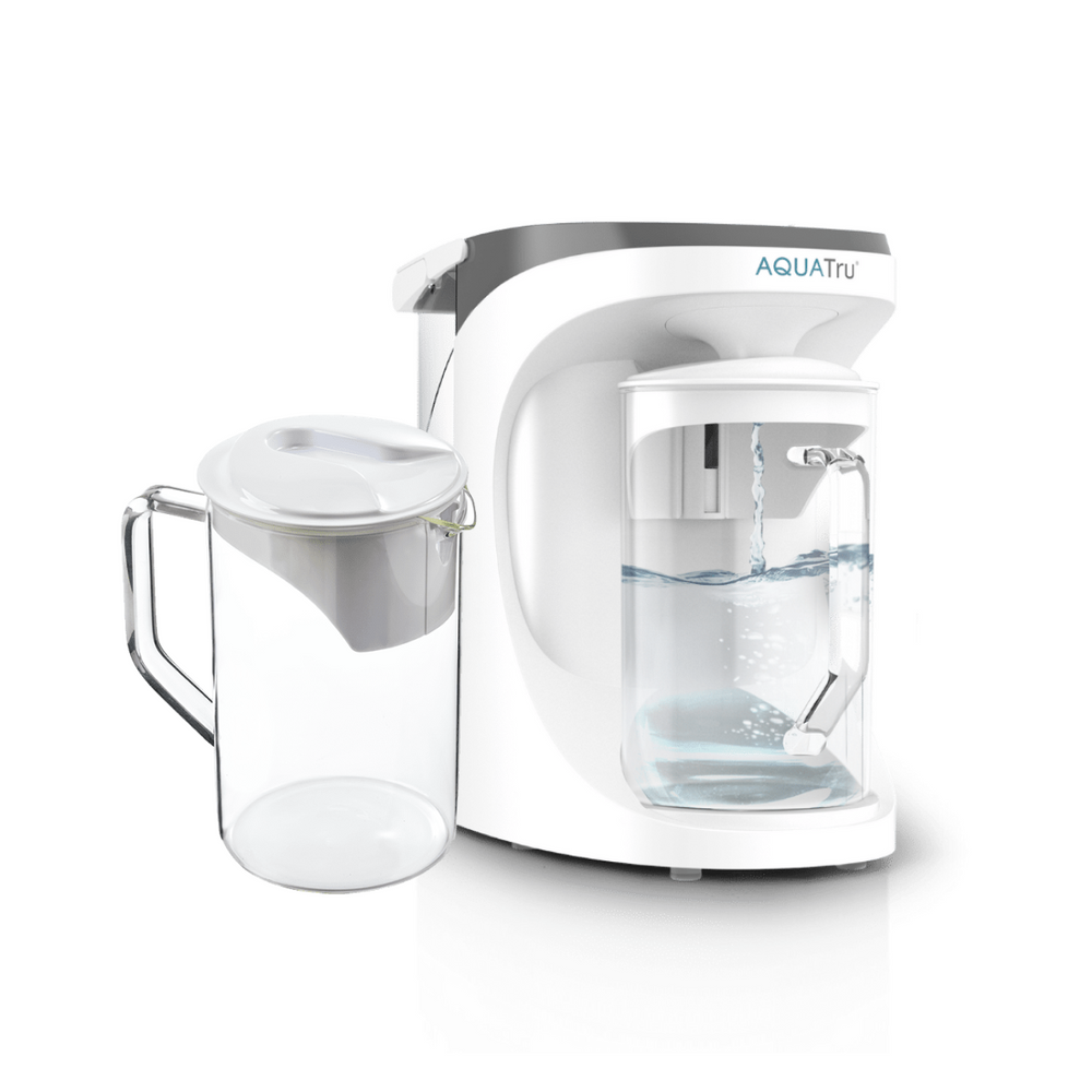 AquaTru Carafe AT100 + Additional Glass Pitcher Bundle