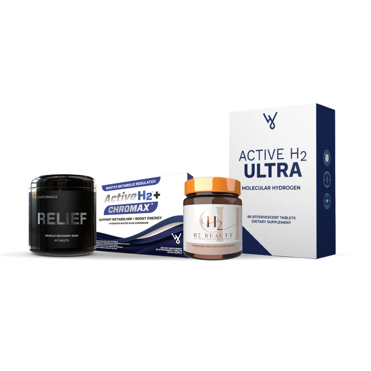 GET STARTED WITH HYDROGEN + H2 Relief & H2 Beauty