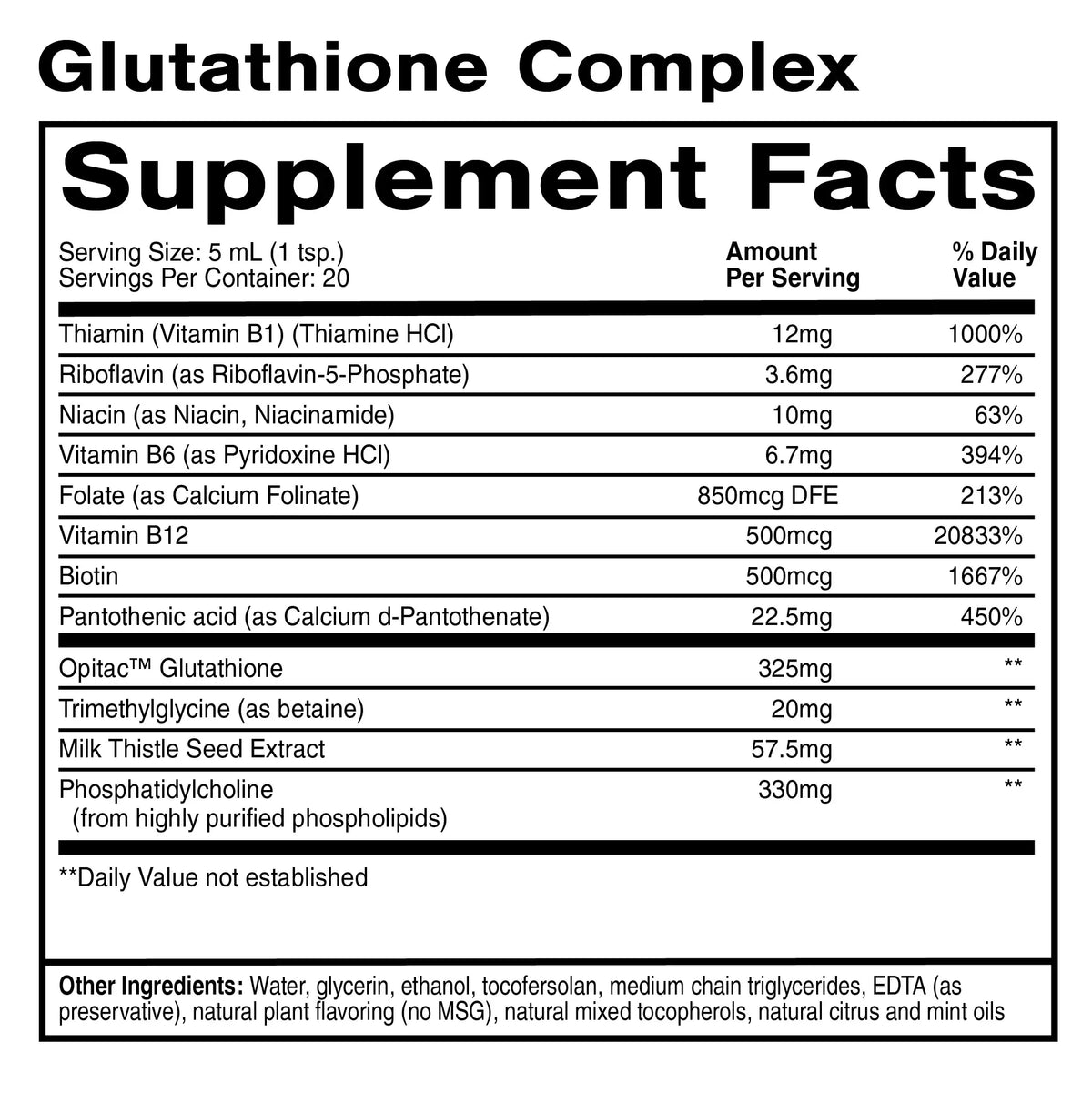 Liposomal Glutathione Complex | Quicksilver Scientific