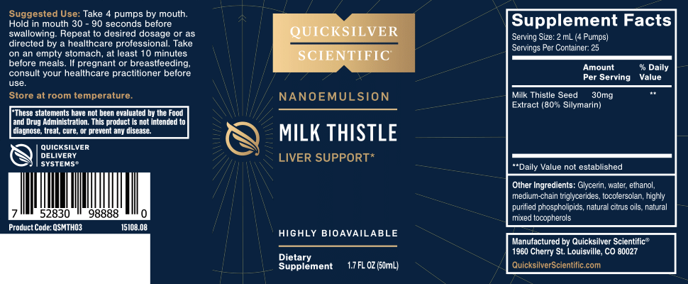 
                  
                    Quicksilver Scientific Nanoemulsified Milk Thistle (50 mL)
                  
                