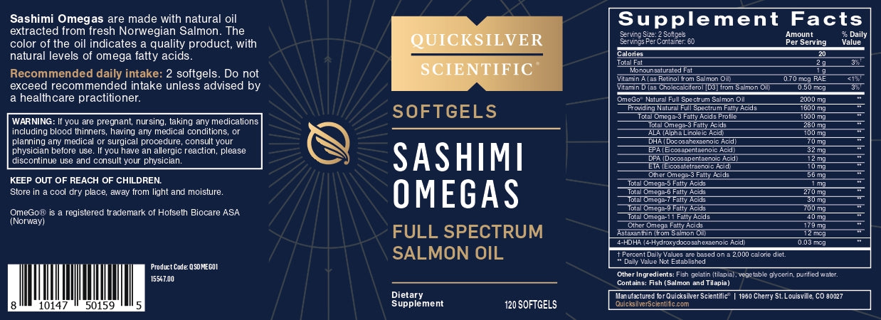 
                  
                    Quicksilver Scientific Sashimi Omegas
                  
                