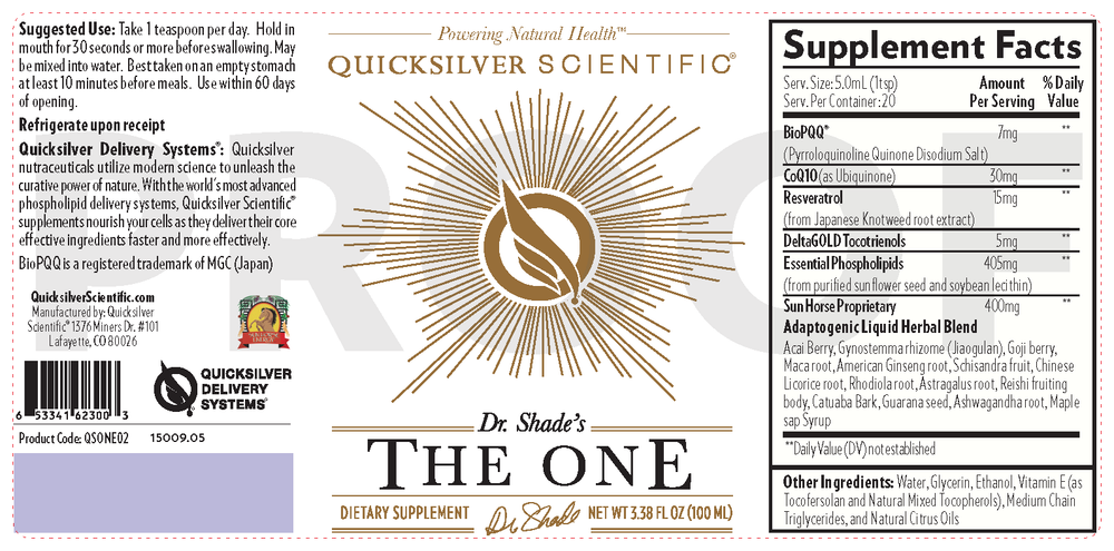 
                  
                    Quicksilver Scientific The One® Mitochondrial Optimizer
                  
                